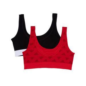 Adidas Women's Seamless Bralette with Removable Cups, 2-Pack